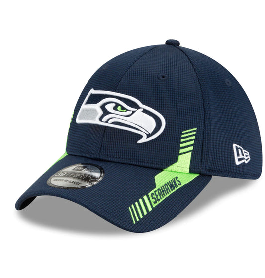 Seattle Seahawks 2021 New Era NFL Sideline Home 39THIRTY Flex Hat - Pro League Sports Collectibles Inc.