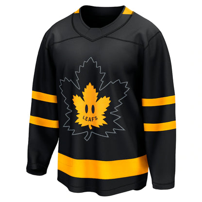 Toronto Maple Leafs Fanatics Branded Black - Alternate Premier Breakaway Reversible Jersey - Flip - Pro League Sports Collectibles Inc.