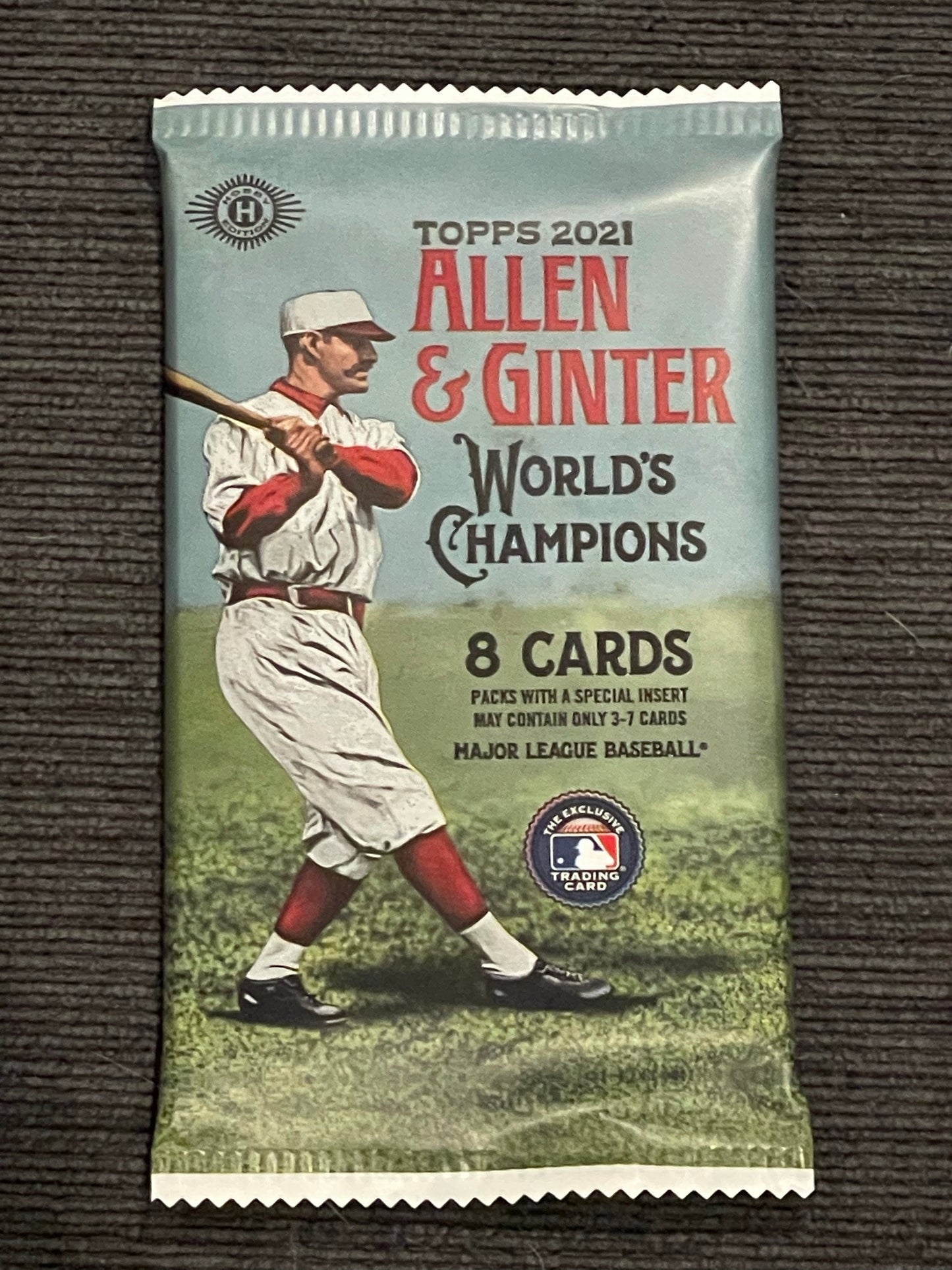 Allen & Ginter Topps World's Champions 2021 Baseball Hobby Pack - 8 Cards - Pro League Sports Collectibles Inc.