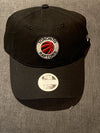 Women's Toronto Raptors Shiny Patch Black 9Twenty Adjustable New Era Hat - Pro League Sports Collectibles Inc.