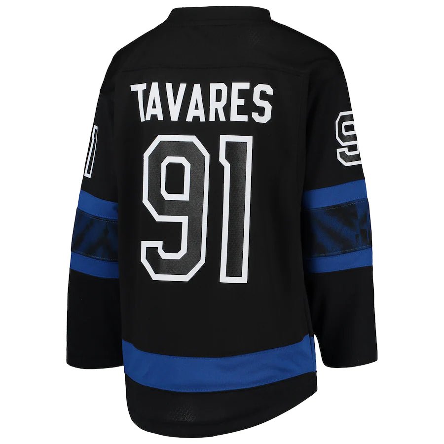 Tavares,J Signed Jersey Toronto Maple Leafs Blue Reverse Retro