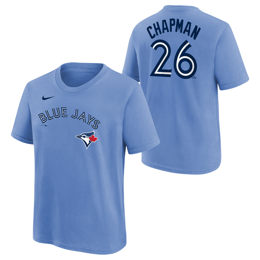 Nike MLB Toronto Blue Jays (Matt Chapman) Men's Replica Baseball Jersey - White/Blue XXL