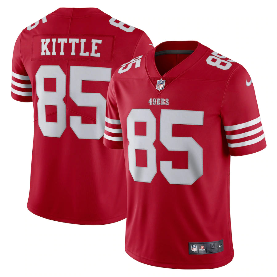 Nike San Francisco 49ers No21 Deion Sanders Red Team Color Men's Stitched NFL Vapor Untouchable Elite Jersey