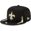 New Orleans Saints New Era 2021 Sideline Home 9Fifty Snapback Hat - Pro League Sports Collectibles Inc.