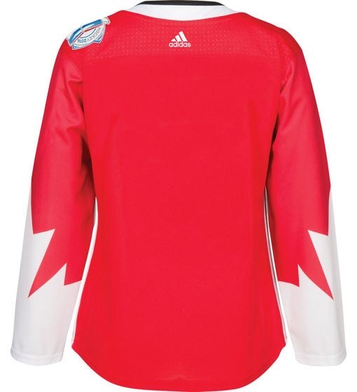 Women’s Team Canada 2016 World Cup of Hockey Adidas Premier Red Jersey - Pro League Sports Collectibles Inc.