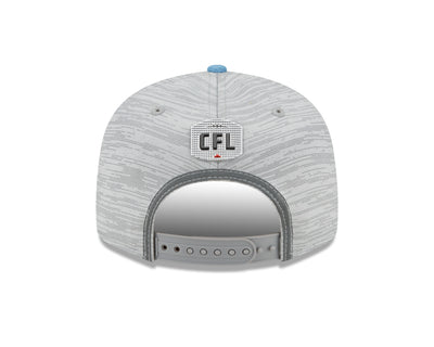 Toronto Argonauts CFL New Era 2022 Alternate Grey Double Blue Boat Logo On-field Sideline 9Fifty Snapback Hat - Pro League Sports Collectibles Inc.