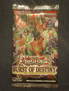 Yu-Gi-Oh! Burst Of Destiny - 1 Pack/ 9 Cards Per Pack - Pro League Sports Collectibles Inc.