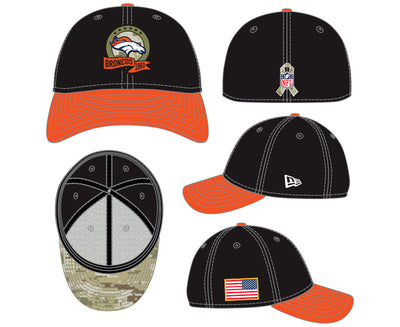 Denver Broncos New Era 2022 Salute To Service - 39THIRTY Flex Hat - Pro League Sports Collectibles Inc.