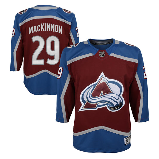 Youth Colorado Avalanche Nathan MacKinnon Home Replica Jersey - Pro League Sports Collectibles Inc.