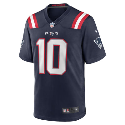 Mac Jones 1st Round Draft Pick New England Patriots Navy - Nike Game Player Jersey - Pro League Sports Collectibles Inc.