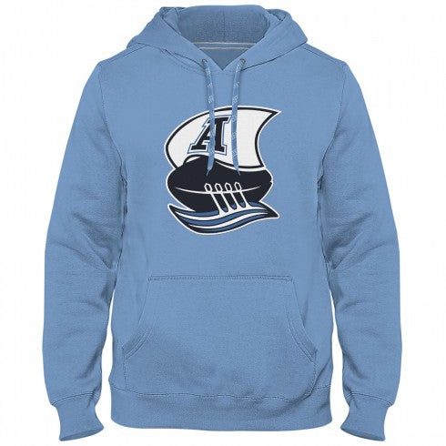 Toronto Argonauts CFL Baby Blue (Boat Logo) Express Twill Premium Hoodie - Pro League Sports Collectibles Inc.