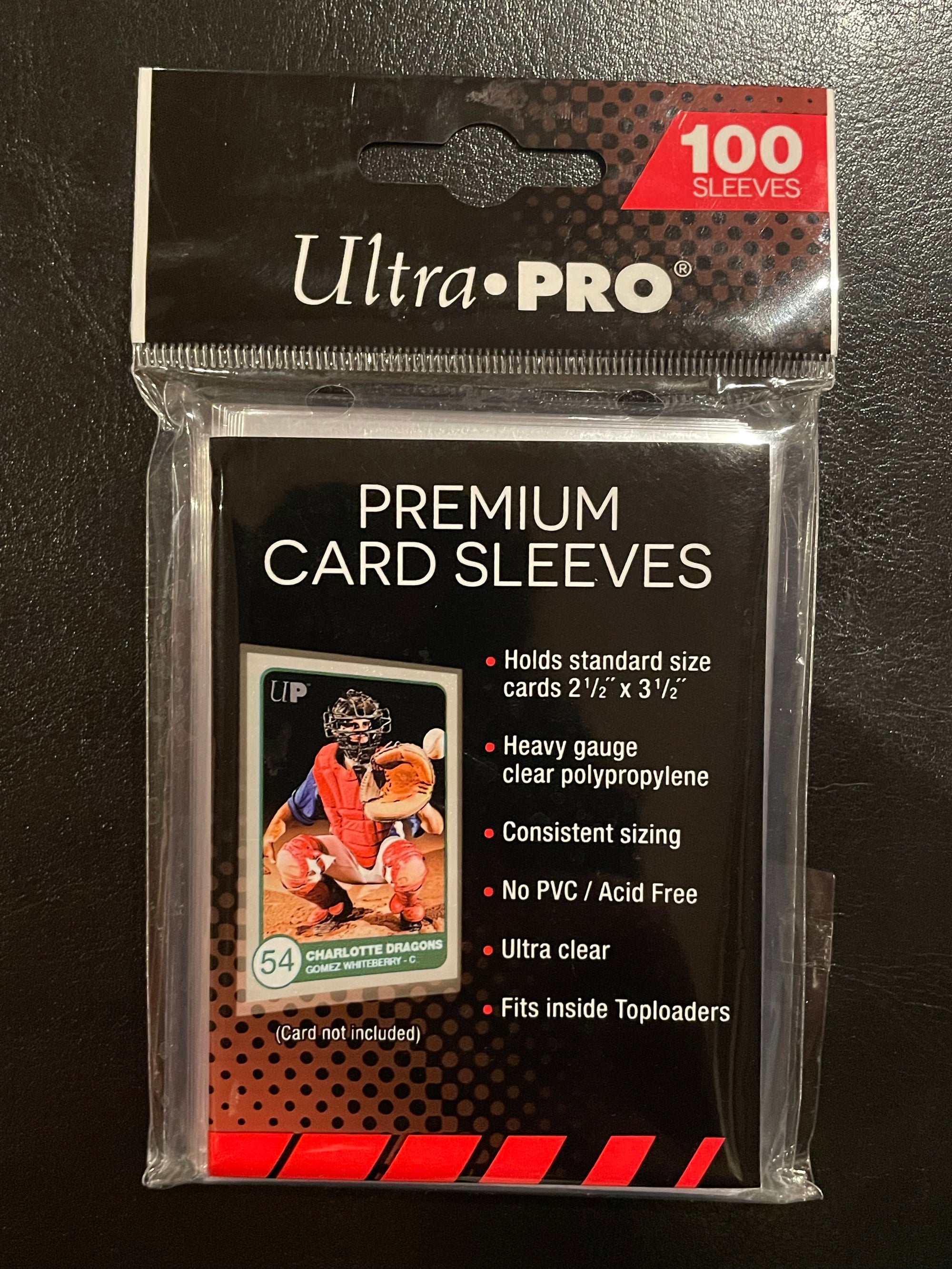Ultra Pro sleeves - Platinum - Premium card sleeves in use in