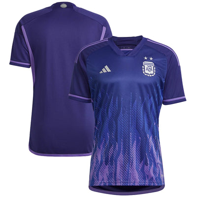 Argentina National Team World Cup Adidas 2022 Blue Away Replica Stadium Jersey - Pro League Sports Collectibles Inc.
