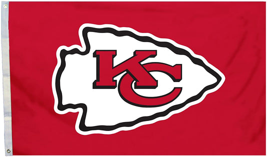 NFL Kansas City Chiefs 3’ x 5’ Logo Flag - Pro League Sports Collectibles Inc.