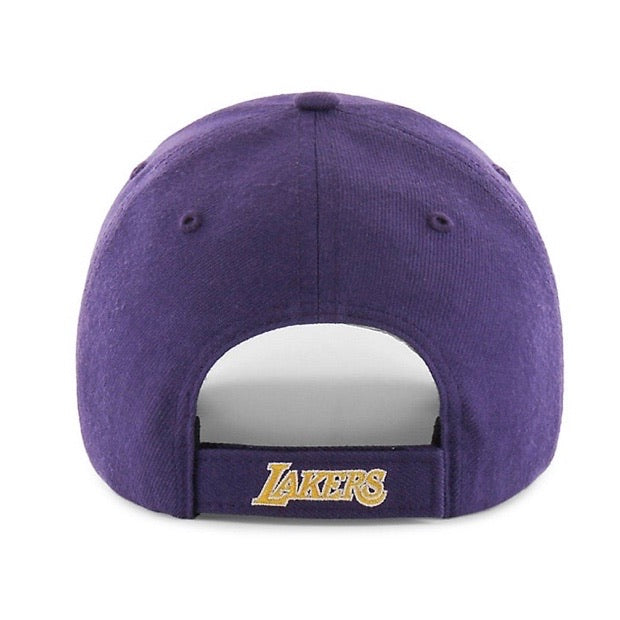 Los Angeles Lakers Purple NBA 47 Brand MVP Basic Adjustable Hat - Pro League Sports Collectibles Inc.