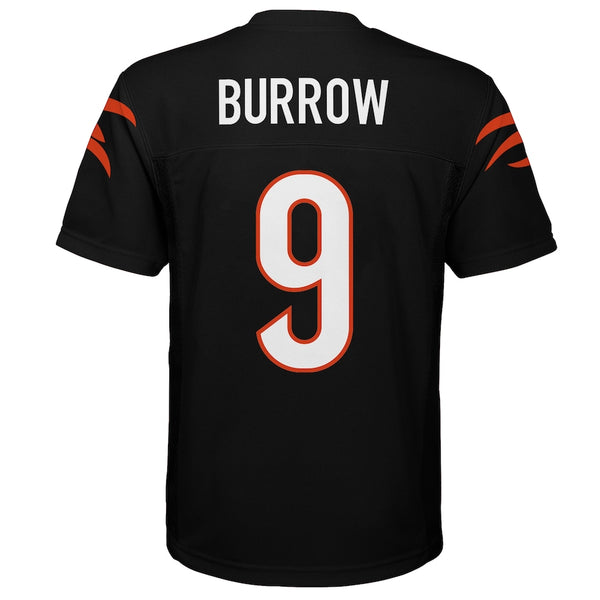 Nike Youth Cincinnati Bengals Youth Game Jersey - Joe Burrow - Black