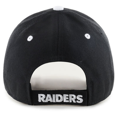 Las Vegas Raiders Black 47 Brand MVP Basic Adjustable Hat - Pro League Sports Collectibles Inc.