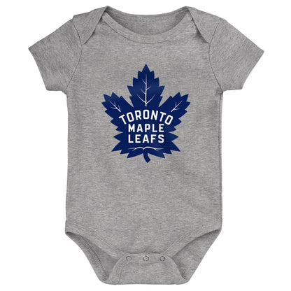 Infant Toronto Maple Leafs Born To Win Onesie 3 Pack Set - Pro League Sports Collectibles Inc.