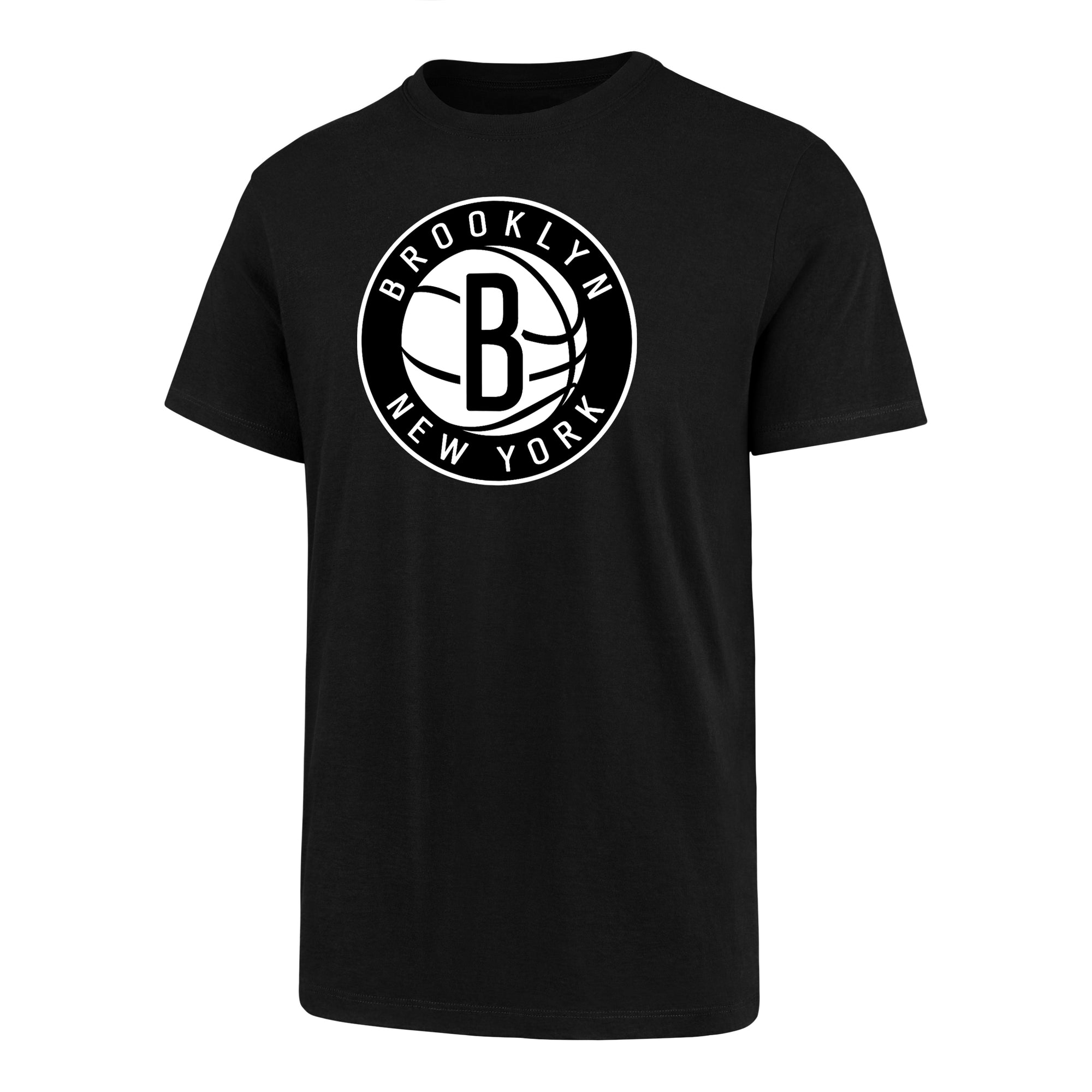 Brooklyn Nets Big Fan Logo Black T-Shirt 47 Brand - Pro League