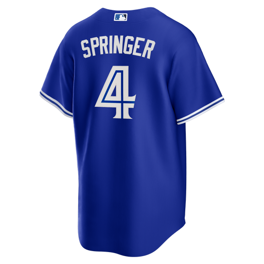 Toronto Blue Jays George Springer STITCHED Nike Royal Blue Alternate 2020 Replica Team Jersey - Pro League Sports Collectibles Inc.