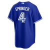 Toronto Blue Jays George Springer STITCHED Nike Royal Blue Alternate 2020 Replica Team Jersey - Pro League Sports Collectibles Inc.