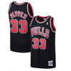 Scottie Pippen Chicago Bulls Mitchell & Ness 1997-98 Hardwood Classic Swingman Black Jersey - Pro League Sports Collectibles Inc.