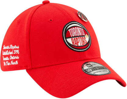 Toronto Raptors Red New Era 2019 NBA Draft 39Thirty Hat - Pro League Sports Collectibles Inc.