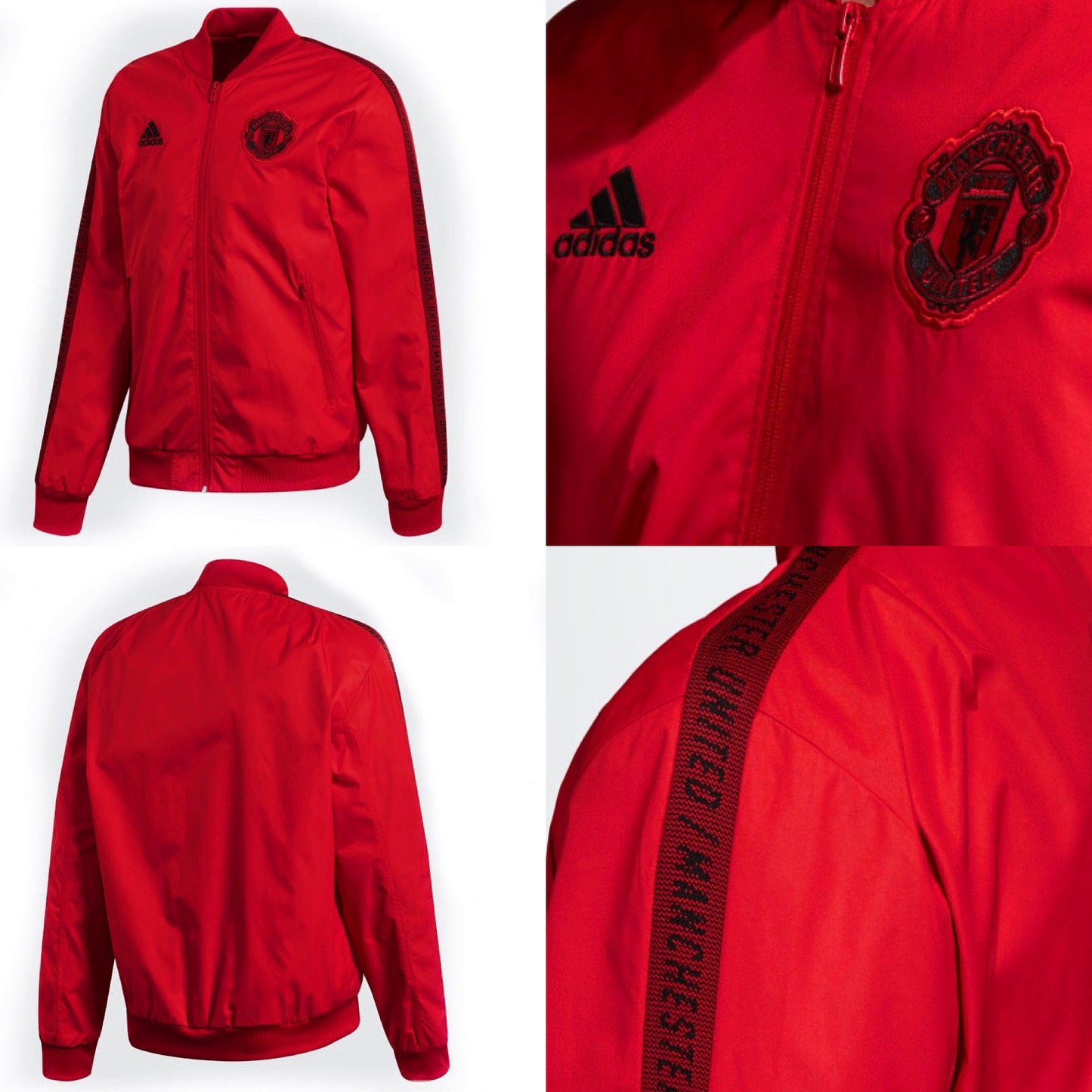 Manchester United FC Anthem Adidas Jacket - Pro League Sports Collectibles Inc.