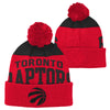 Youth Toronto Raptors Collegiate Arch Pom Cuff Toque - Pro League Sports Collectibles Inc.