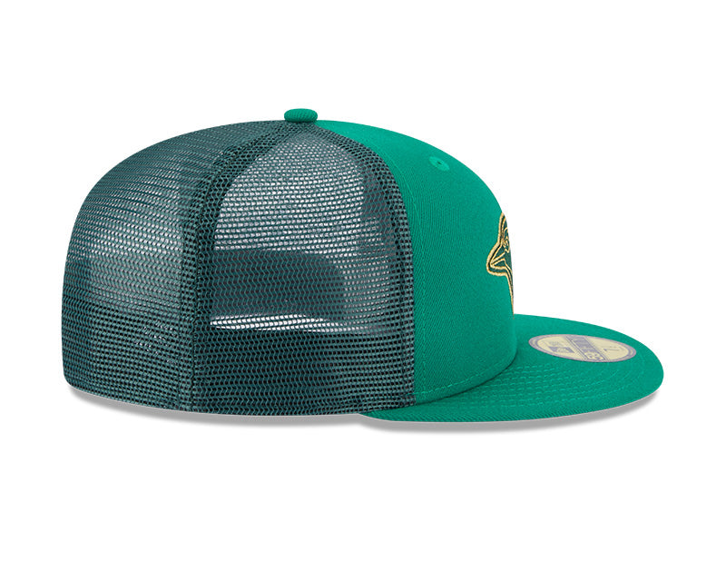 Toronto Blue Jays Green New Era 2023 St. Patrick's Day - Mesh 59FIFTY Fitted Hat - Pro League Sports Collectibles Inc.