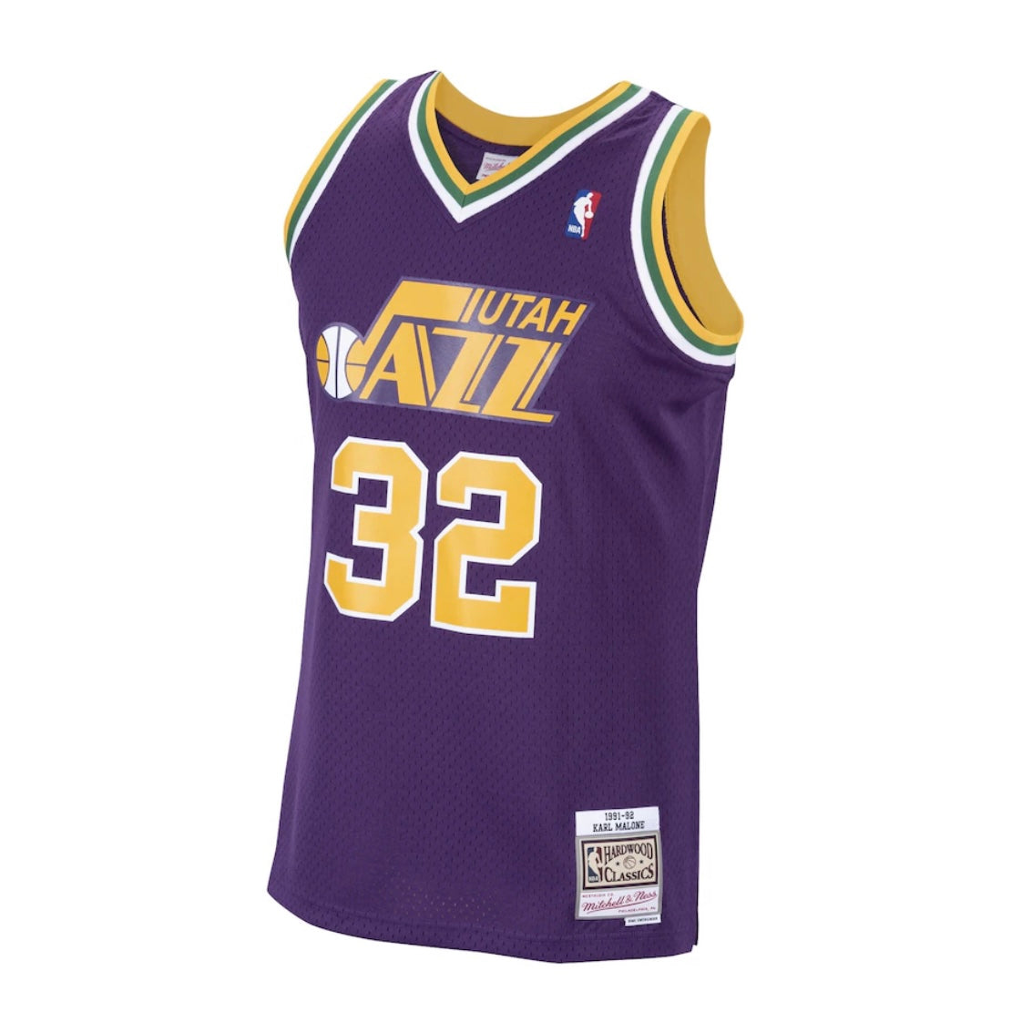 Karl Malone #32 Utah Jazz Mitchell & Ness 1991-92 Hardwood Classic Swingman Jersey - Pro League Sports Collectibles Inc.