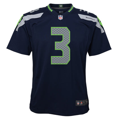 Youth Russell Wilson #3 Navy Seattle Seahawks Nike - Game Jersey - Pro League Sports Collectibles Inc.