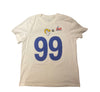 Los Angeles Rams Aaron Donald #99 Nike Super Bowl LVI Bound - Name & Number White T-Shirt - Pro League Sports Collectibles Inc.