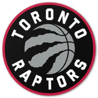 Toronto Raptors NBA 8 X 8 Round Clear Vinyl Decal - Pro League Sports Collectibles Inc.