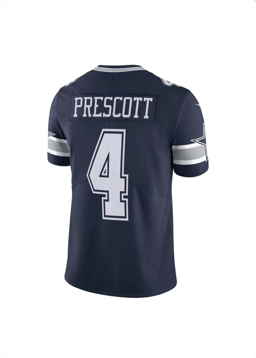 Dak Prescott #4 Dallas Cowboys Navy Nike Vapor Limited Jersey - Pro League  Sports Collectibles Inc.