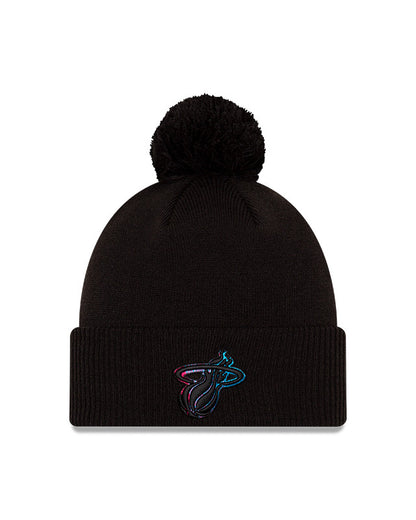 Miami Heat Alternate Vice New Era City Series 20 Pom Knit Toque - Pro League Sports Collectibles Inc.