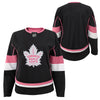 Child Toronto Maple Leafs Girls Black & Pink Fan Replica Jersey - Pro League Sports Collectibles Inc.