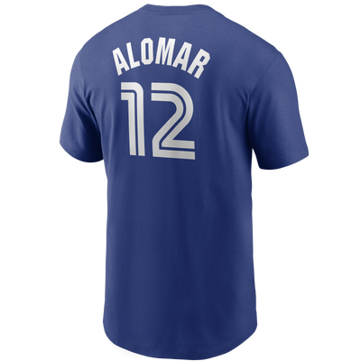 Toronto Blue Jays Roberto Alomar Nike Royal Blue Cooperstown Collection Name & Number - T-Shirt - Pro League Sports Collectibles Inc.