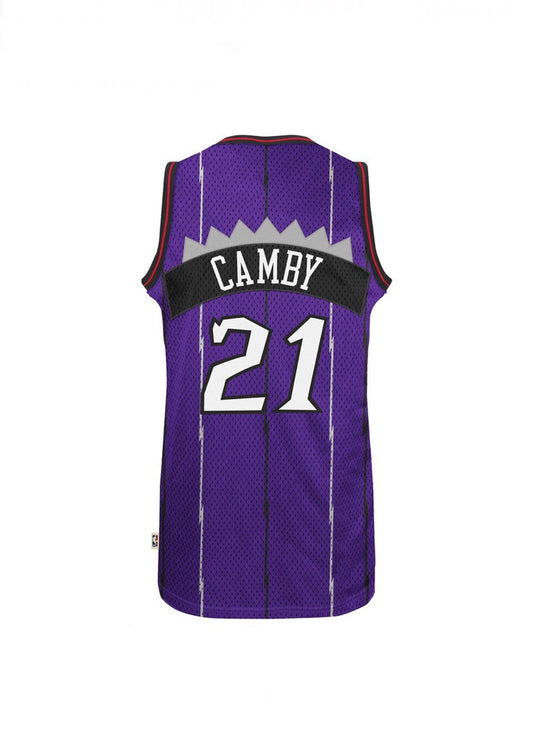 Marcus Camby Toronto Raptors 1997-98 Purple Adidas Swingman Jersey - Pro League Sports Collectibles Inc.