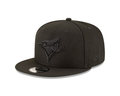 Toronto Blue Jays Black on Black 9Fifty New Era Snapback Hat - Pro League Sports Collectibles Inc.