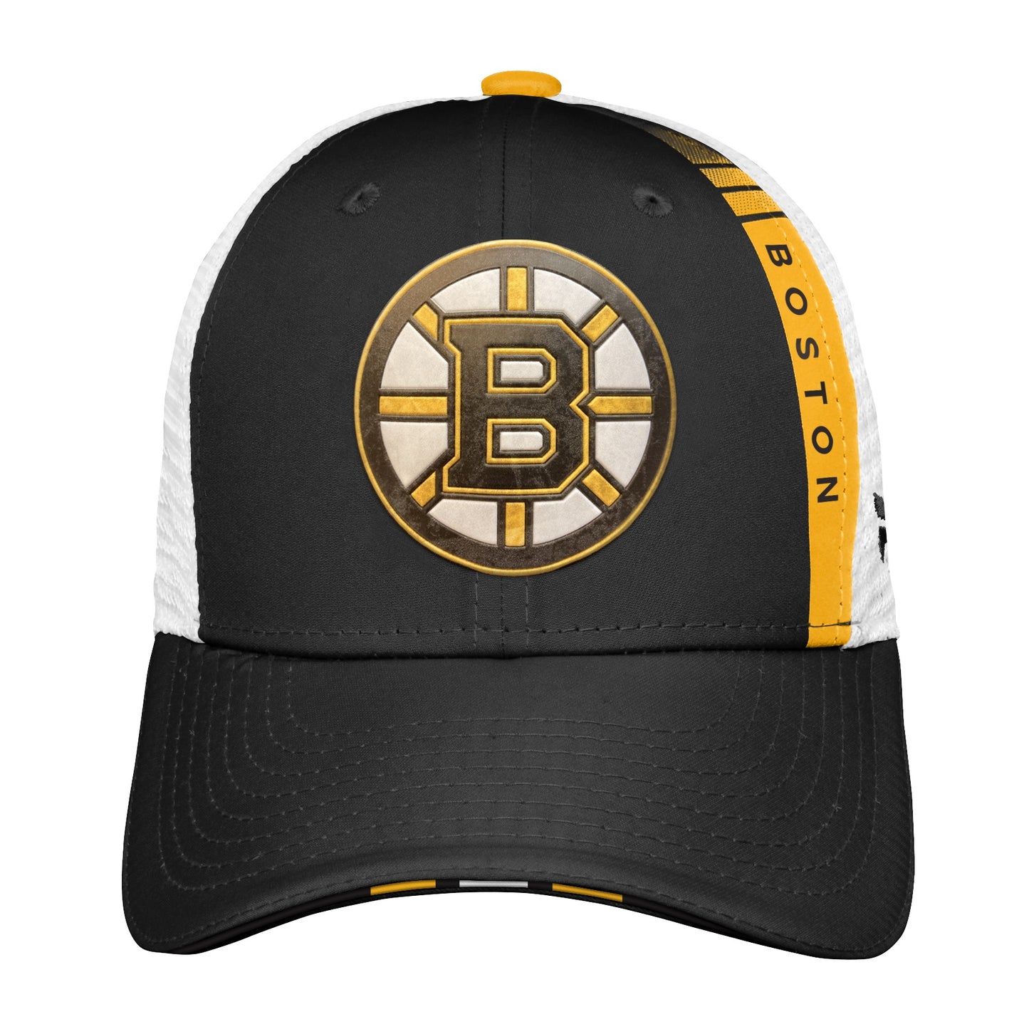 Youth Boston Bruins Fanatics Branded 2022 NHL Draft Authentic Pro On Stage Trucker Adjustable Hat - Pro League Sports Collectibles Inc.