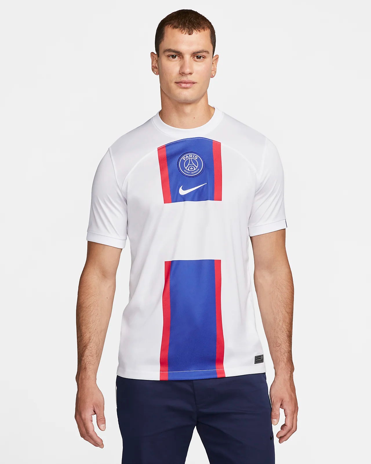 Paris Saint-Germain FC 2022-23 White Stadium Third Jersey - Pro League Sports Collectibles Inc.