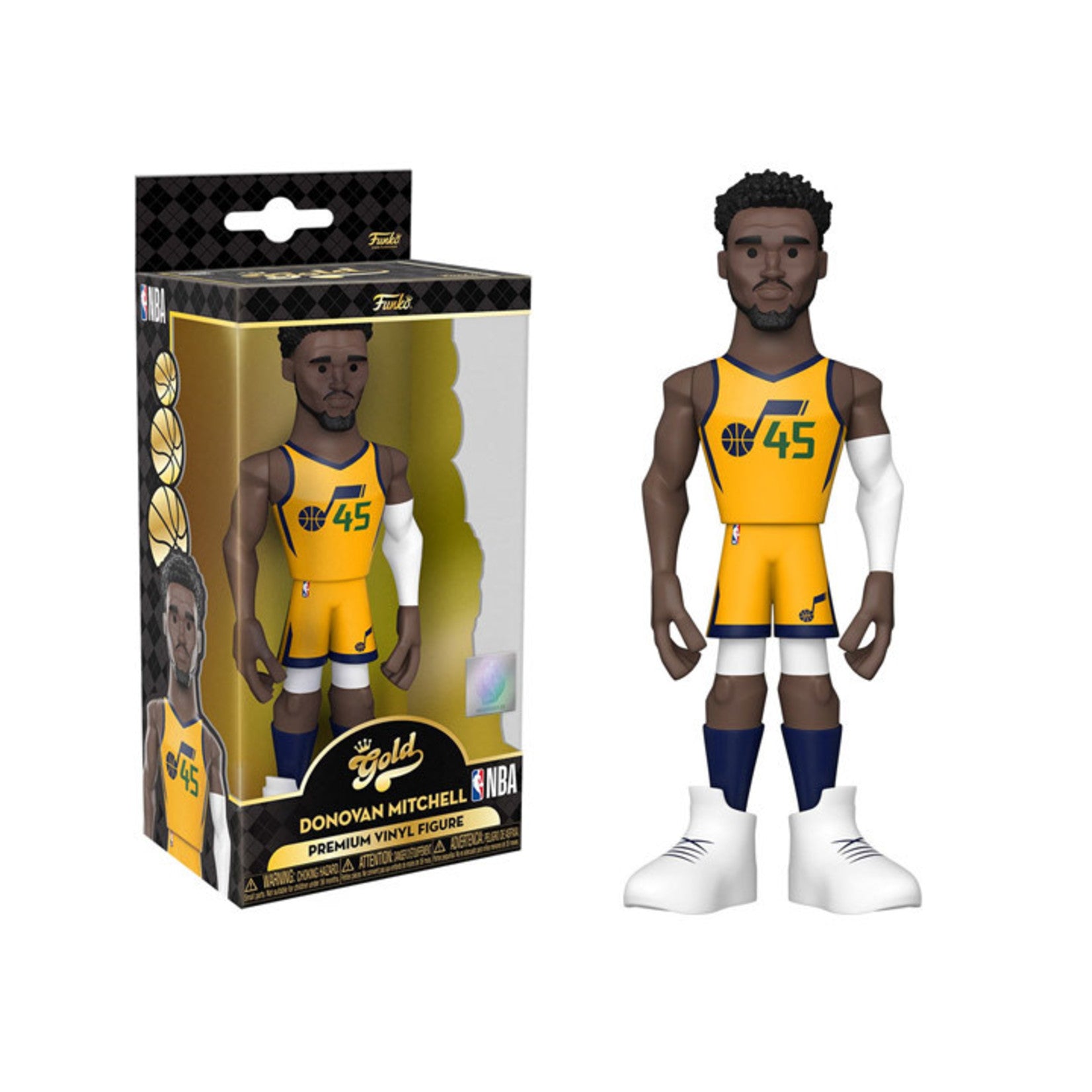 NBA POP! Funko GOLD Utah Jazz Donovan Mitchell Premium Vinyl Figure - Pro League Sports Collectibles Inc.