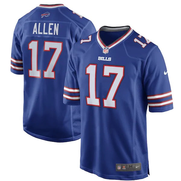 Josh Allen #17 Buffalo Bill Royal Blue - Nike Game Finished Player Jersey - Pro League Sports Collectibles Inc.