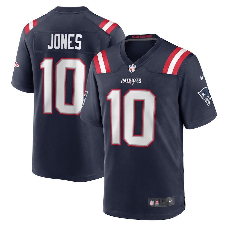 Mac Jones 1st Round Draft Pick New England Patriots Navy - Nike Game Player Jersey - Pro League Sports Collectibles Inc.