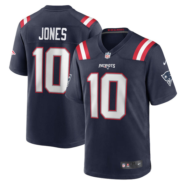 Nike Men's New England Patriots Mac Jones #10 Black Game Jersey