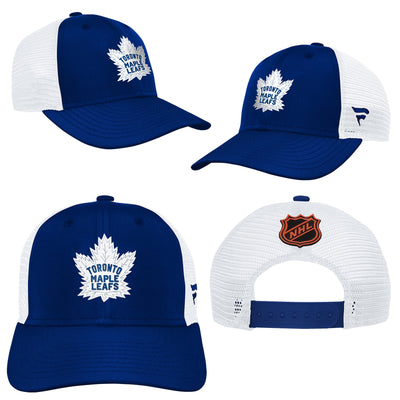 Youth Toronto Maple Leafs Fanatics Branded Special Edition 2.0 Trucker Adjustable Hat - Pro League Sports Collectibles Inc.