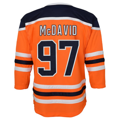 Child Edmonton Oilers Conner McDavid Home Replica Jersey - Pro League Sports Collectibles Inc.