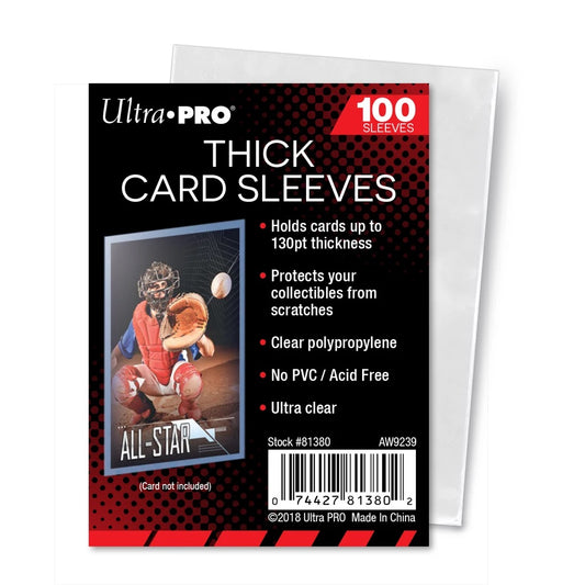 Ultra Pro Thick Card Sleeves 100ps - Pro League Sports Collectibles Inc.