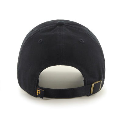 Pittsburgh Pirates Black Clean Up '47 Brand Adjustable Hat - Pro League Sports Collectibles Inc.